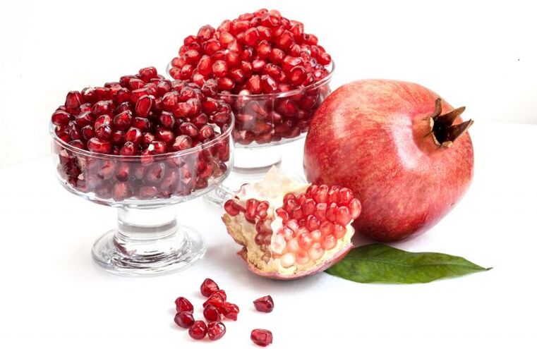 Pomegranate on the diet