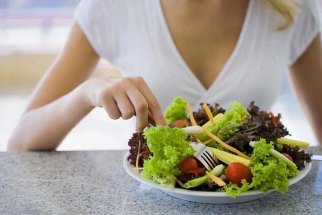 A separate meal on a favorite diet