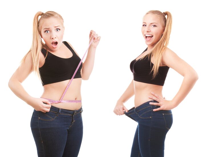 The result of a water diet for lazy people