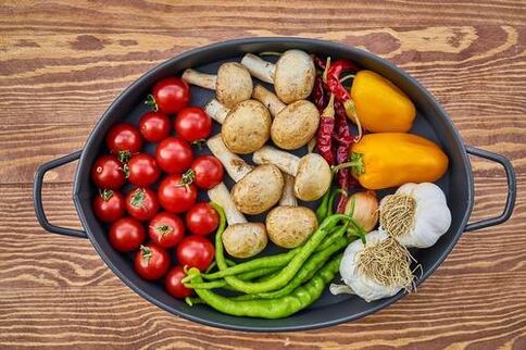 Vegetables on the keto diet